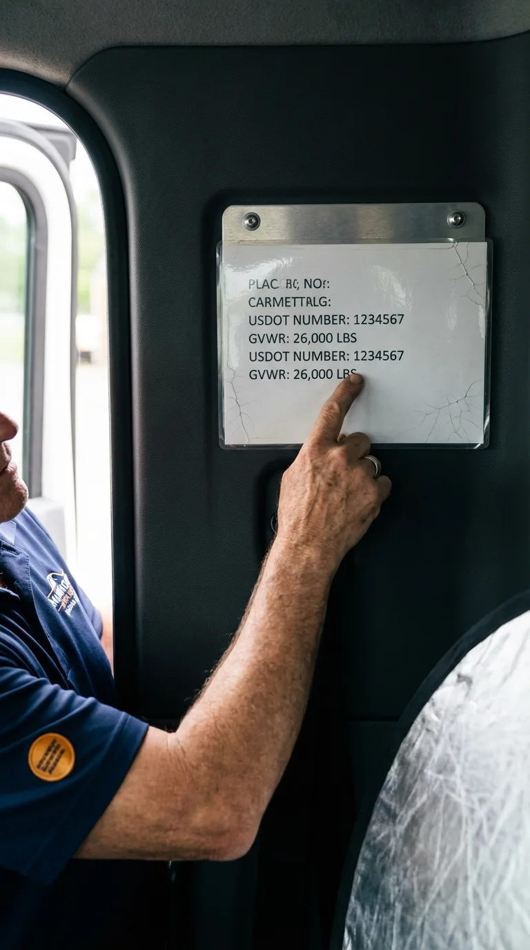 USDOT licensing placard verification in Massapequa Park